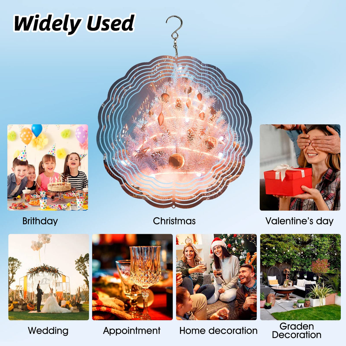 CHONOVO wind spinner blank, ideal for DIY gifts and crafts.