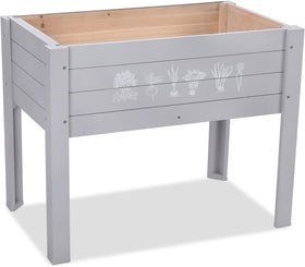Chonsun light gray finish blends with lawn and yard decor.