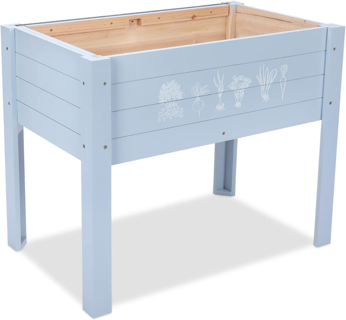 Chonsun outdoor garden bed designed for vegetables, herbs, and kids' play.