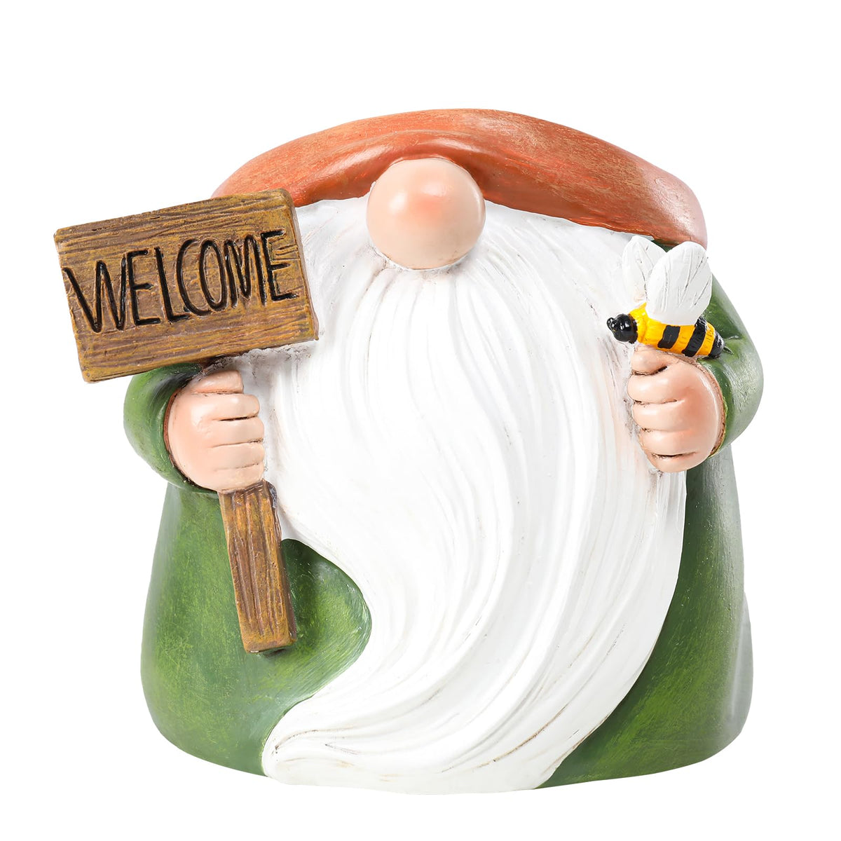 Chonsun-reactive-glaze-gnome-planter showcases durable shimmer for long-term display.