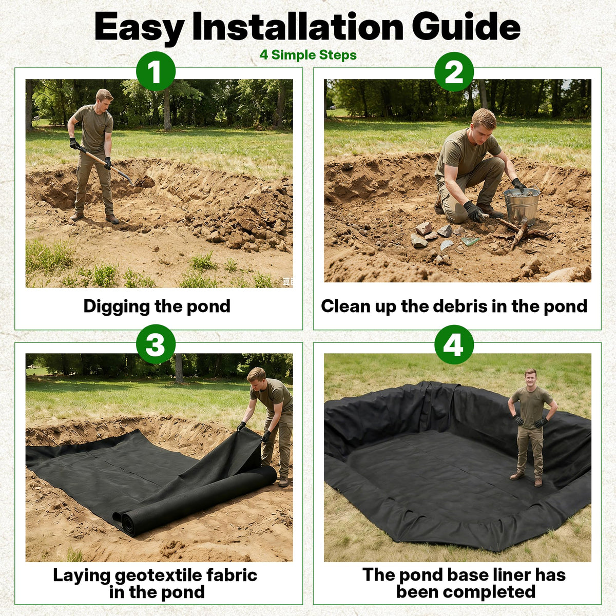 Chonway breathable underlayment filters soil particles to prevent pipe blockages.