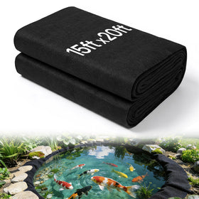 Chonway pond underlayment protective barrier against sharp stones for durable ponds.