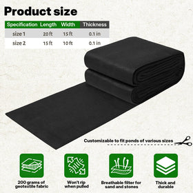 Chonway rodent-resistant geotextile resists burrowing while remaining breathable and permeable.