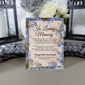 Choobly pre-filled seed packets suitable for guest books and table decor.
