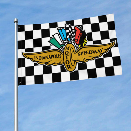 Choregon Indy flag 3x5ft banner on a flagpole for outdoor motorsport display.