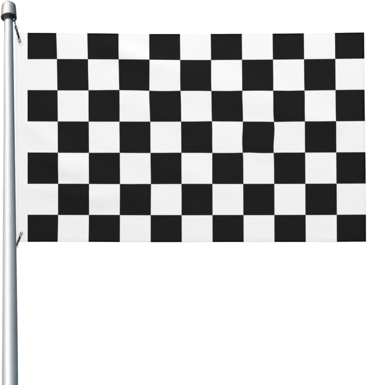Choregon Indy flag linen durability withstands seasonal weather.