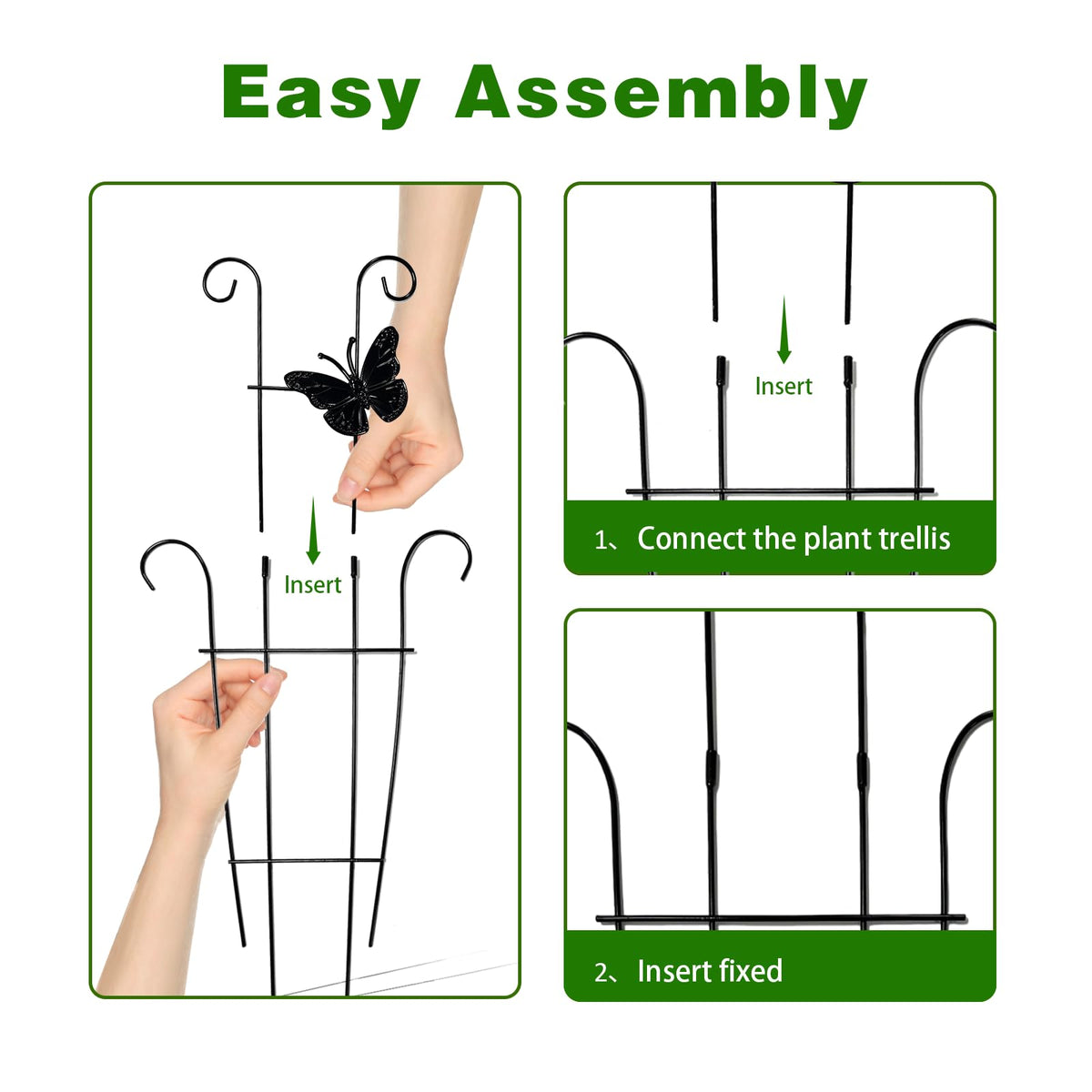 CHOUYUHE indoor-outdoor trellis frame supports pothos, monstera, and ivy