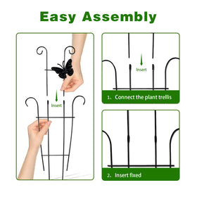 CHOUYUHE indoor-outdoor trellis frame supports pothos, monstera, and ivy