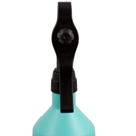 Chris Christensen spray bottle with large stable bottom to prevent tipping during sessions.