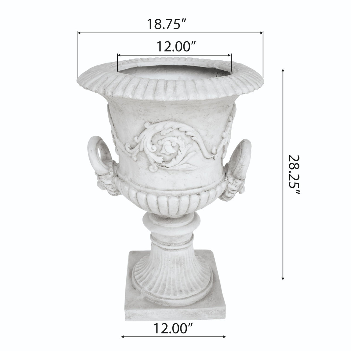 Adonis planter botanical accents enhance traditional appeal