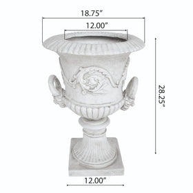 Adonis planter botanical accents enhance traditional appeal