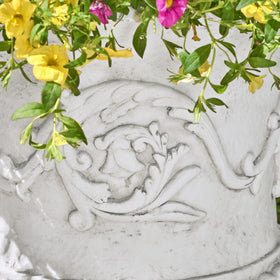 Dimensions of Christopher Knight Home Adonis planter 18 75 by 18 75 by 28 25 inches