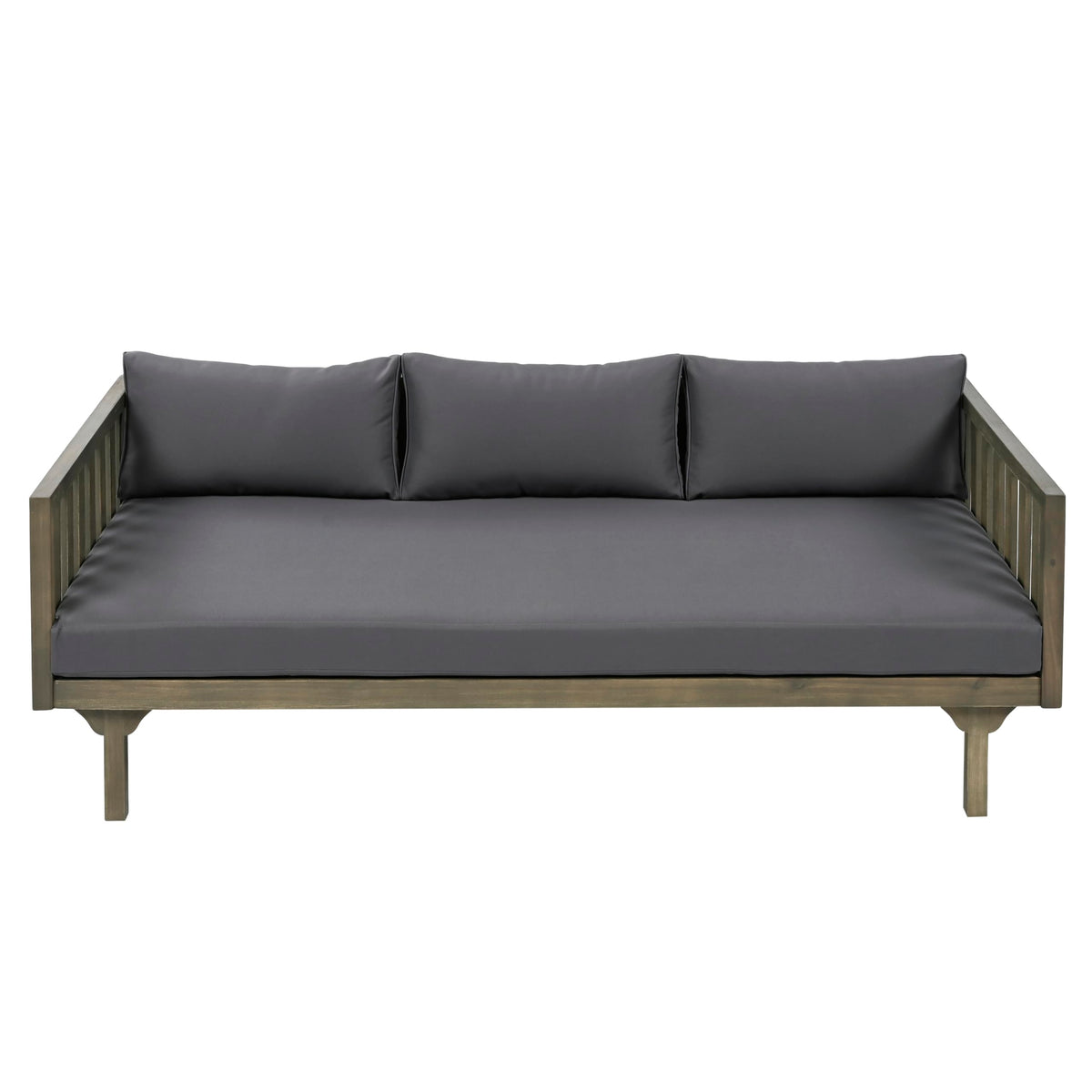 Claremont daybed with wicker armrests offering comfortable seating