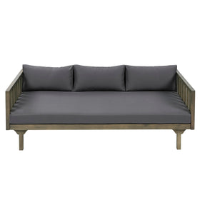 Claremont daybed with wicker armrests offering comfortable seating