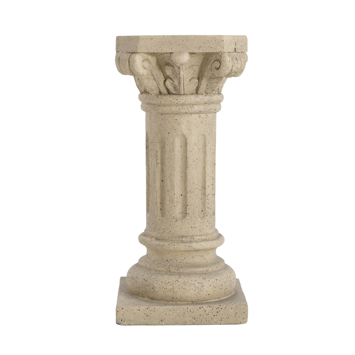 Christopher Knight Home Jorine plant stand concrete detail highlights lightweight durability.