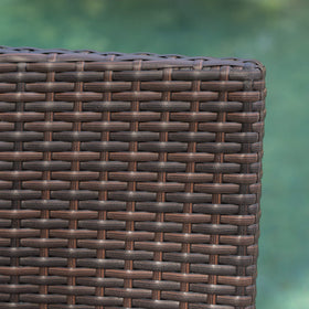 Christopher Knight Home Margarita stools feature multibrown finish that blends with deck furniture