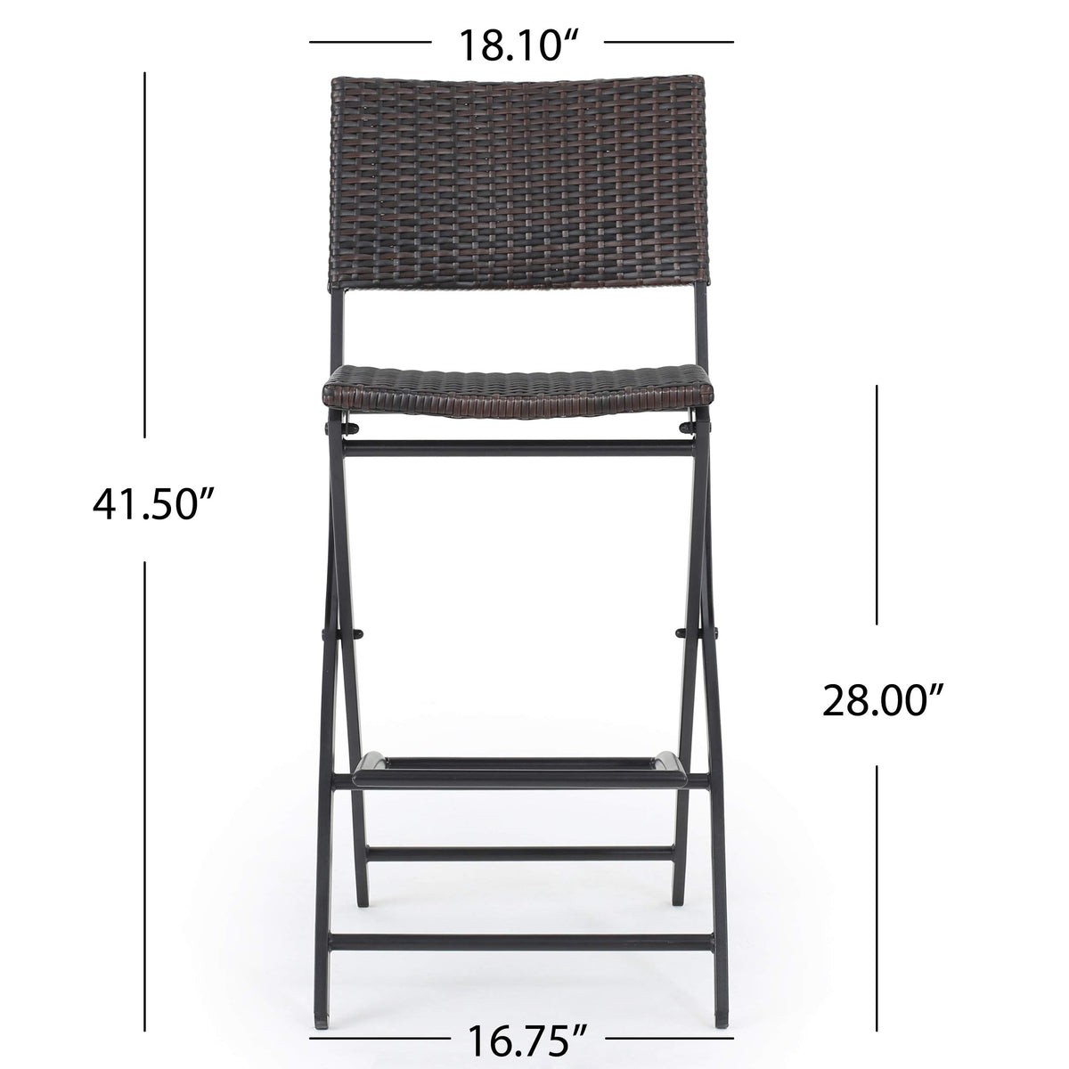 Pair includes built-in footrests for relaxed posture while enjoying evenings outside