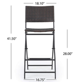 Pair includes built-in footrests for relaxed posture while enjoying evenings outside