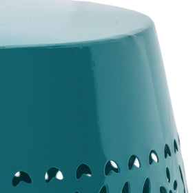 Christopher Knight Home Ruby 12-inch table offers versatile use indoors or outdoors.