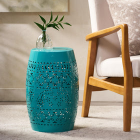Christopher Knight Home Ruby barrel structure adds modern style and sturdy support.