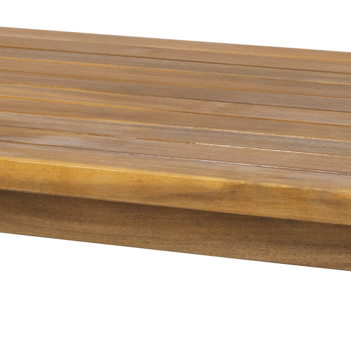 Sled base adds stability on patios and decks.