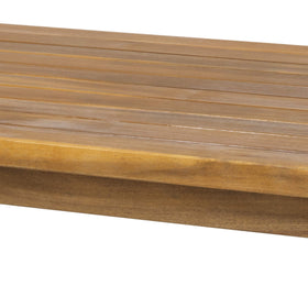 Sled base adds stability on patios and decks.