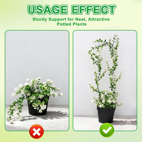 Chrotopic rustproof acrylic trellis resists weather and seasons.