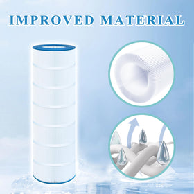 Chryseos pool filter front view highlighting durability.