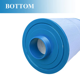 Chryseos spa filter with 2-inch MPT bottom thread for universal replacement