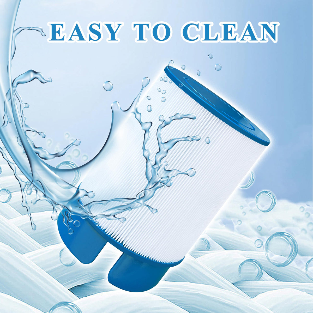 Chryseos spa filter length 7-1/2 inches simplifies fit and replacement