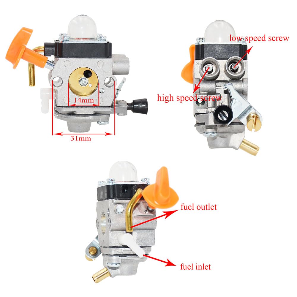 CHRYSM C1Q-S174 carburetor kit packaging shows contents for easy replacement planning