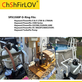 ChShFirLOV garden pool pump O-ring ready for quick DIY repair