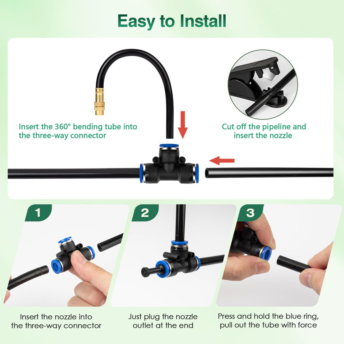 Chtoocy adjustable flow control close-up for efficient watering in gardens