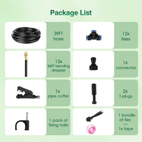 Chtoocy installation parts and accessories with quick-connect fittings for easy setup