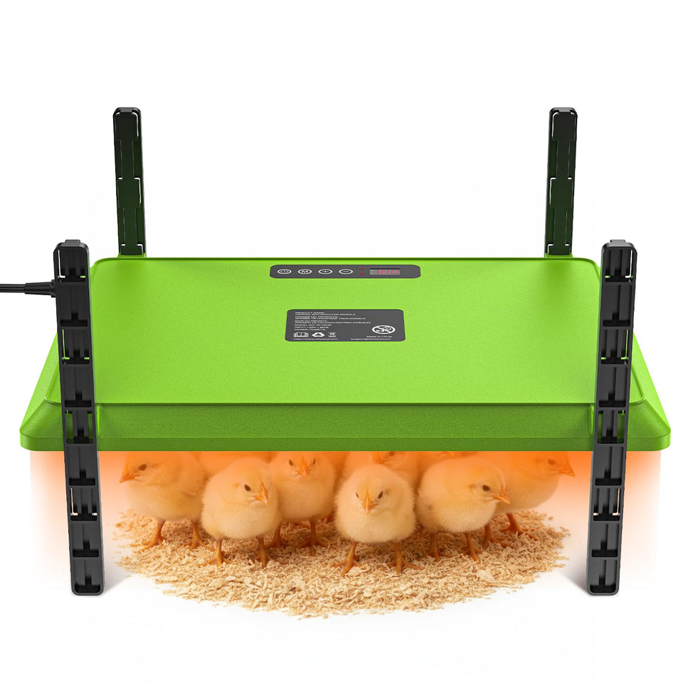 Chtoocy smart chick brooder plate 12x16 heats chicks safely and evenly.