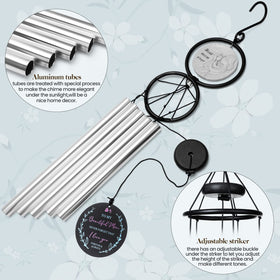 ChuangJie hand-tuned aluminum tubes deliver a low, soothing tone.