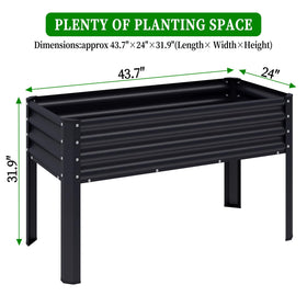 Chuangshuo Guard 48x24x32 inch bed offers spacious planting area for vegetables and herbs.