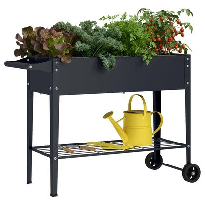 Chuangshuo Guard Elevate 32in tall raised bed with wheel for easy mobility.