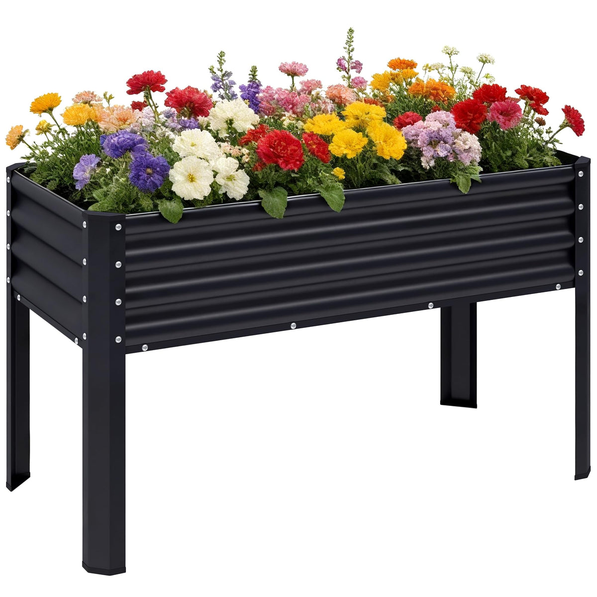 Chuangshuo Guard galvanized raised bed with legs, easy assembly for quick outdoor gardening.