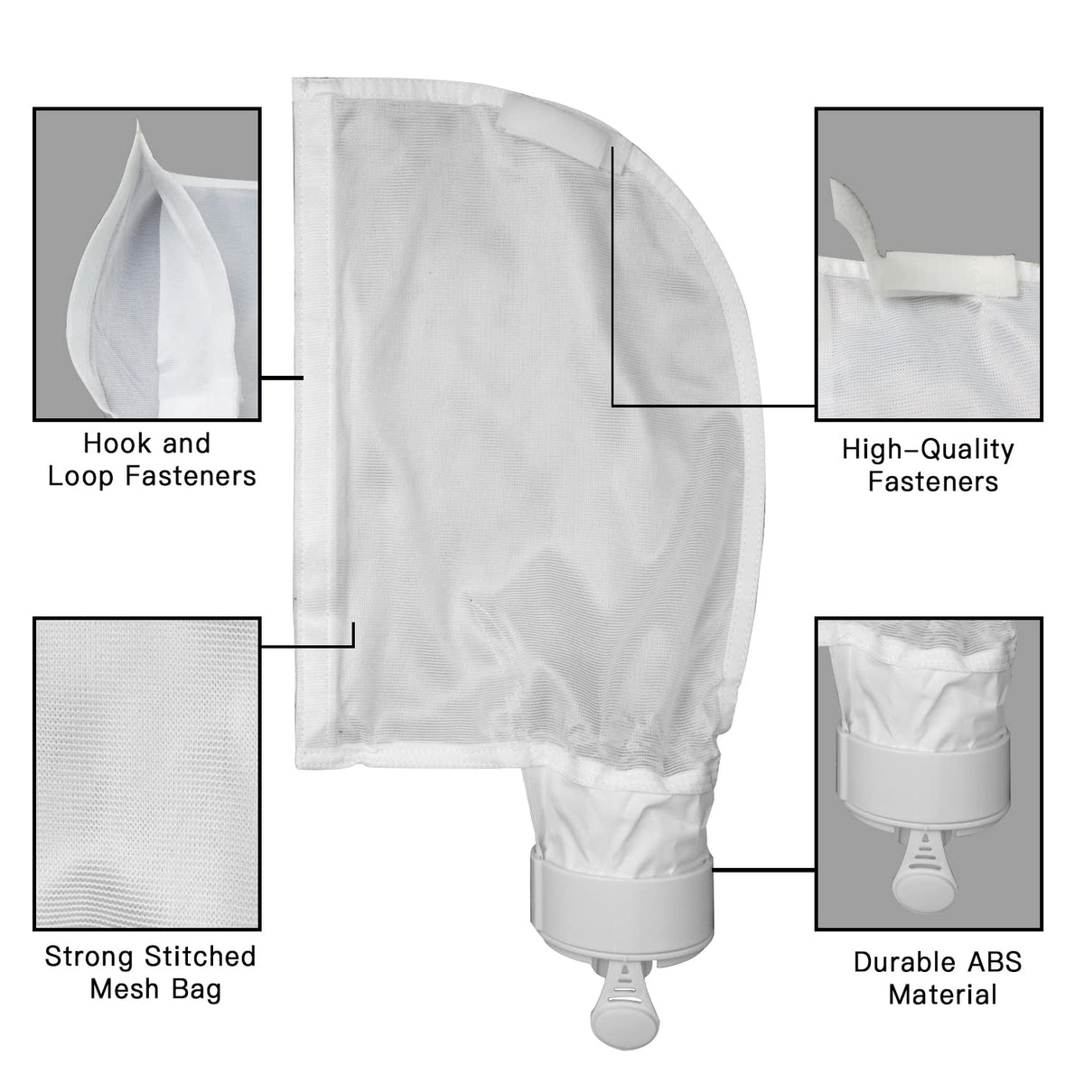 Chuanke all-purpose bag with oval prongs for secure snap-on compatibility.