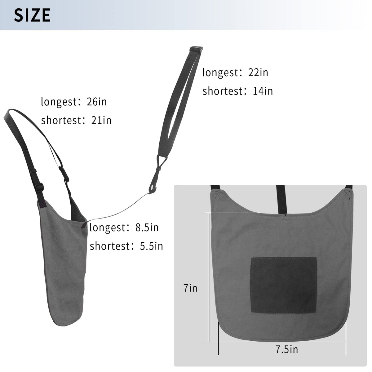 Chuanke goat mating apron with adjustable straps for a customizable fit