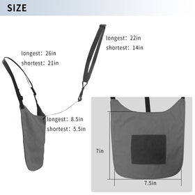 Chuanke goat mating apron with adjustable straps for a customizable fit