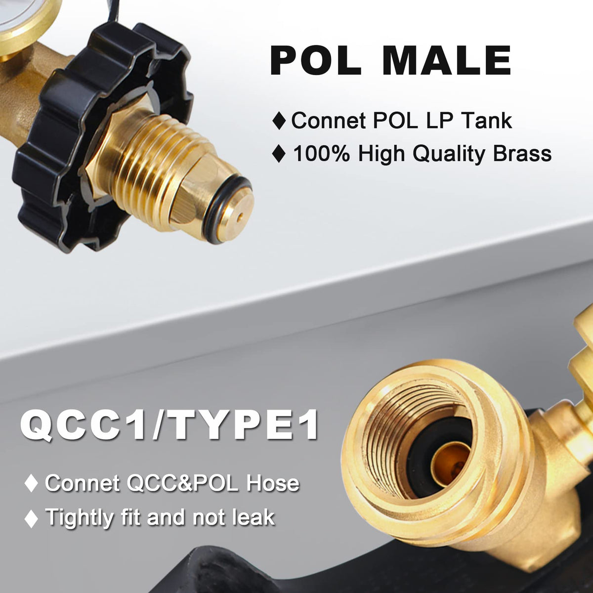 Chulan QCC1 female interface simplifies hose compatibility.