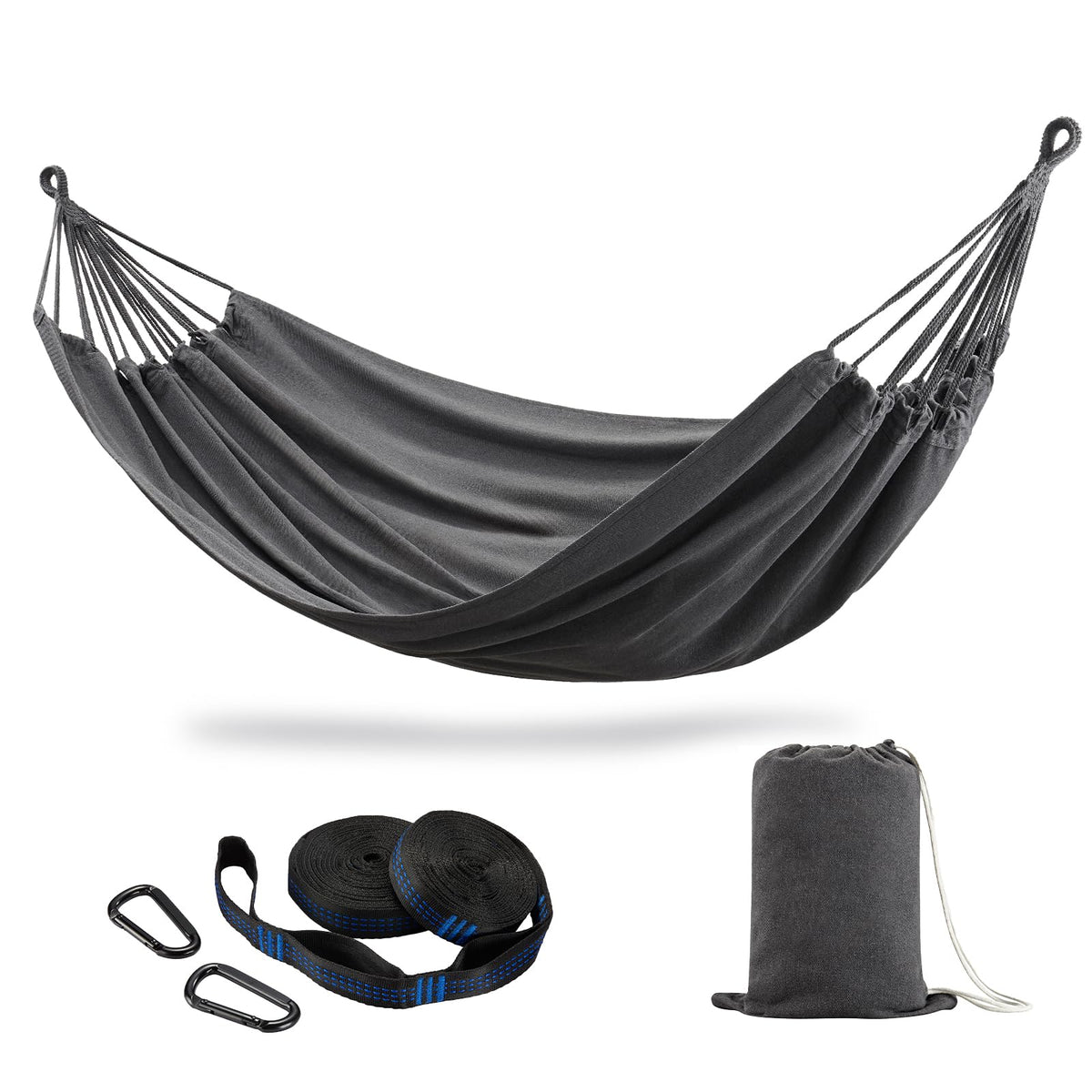 CHULIM Brazilian double hammock with soft woven fabric for cozy outdoor lounging.