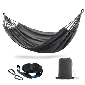 CHULIM Brazilian double hammock with soft woven fabric for cozy outdoor lounging.