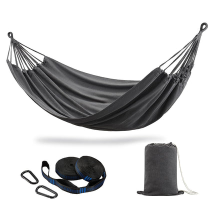 CHULIM Brazilian double hammock with soft woven fabric for cozy outdoor lounging.