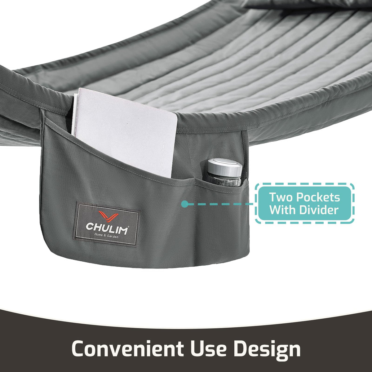 CHULIM weather-resistant polyester fabric resists fading and rain for long outdoor use