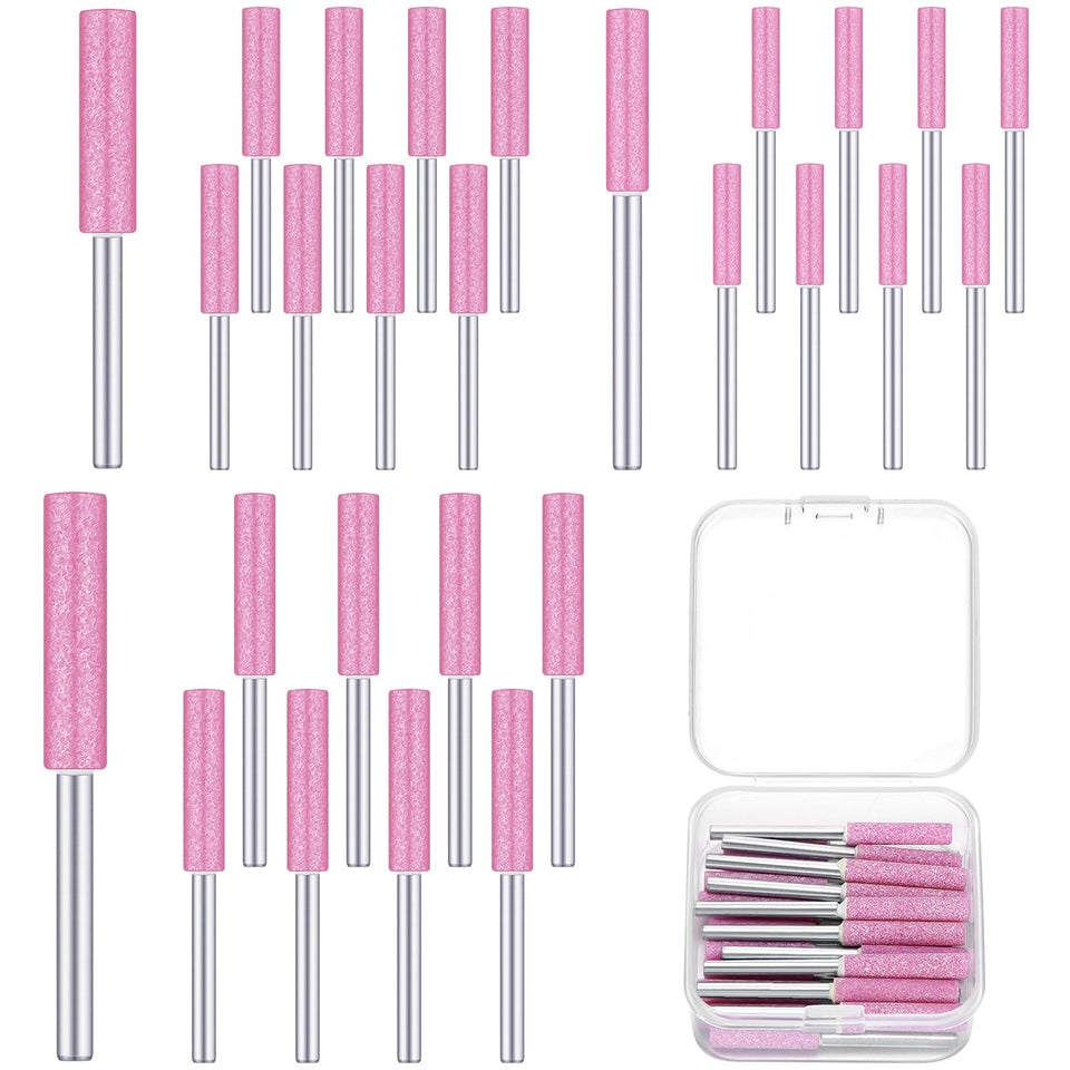 Chumia diamond chain saw sharpener 30-piece set for blade maintenance.