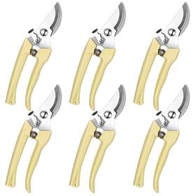 Chumia garden pruning shears 6-pack ready for quick, efficient pruning tasks