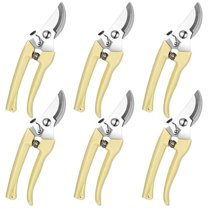Chumia garden pruning shears 6-pack ready for quick, efficient pruning tasks